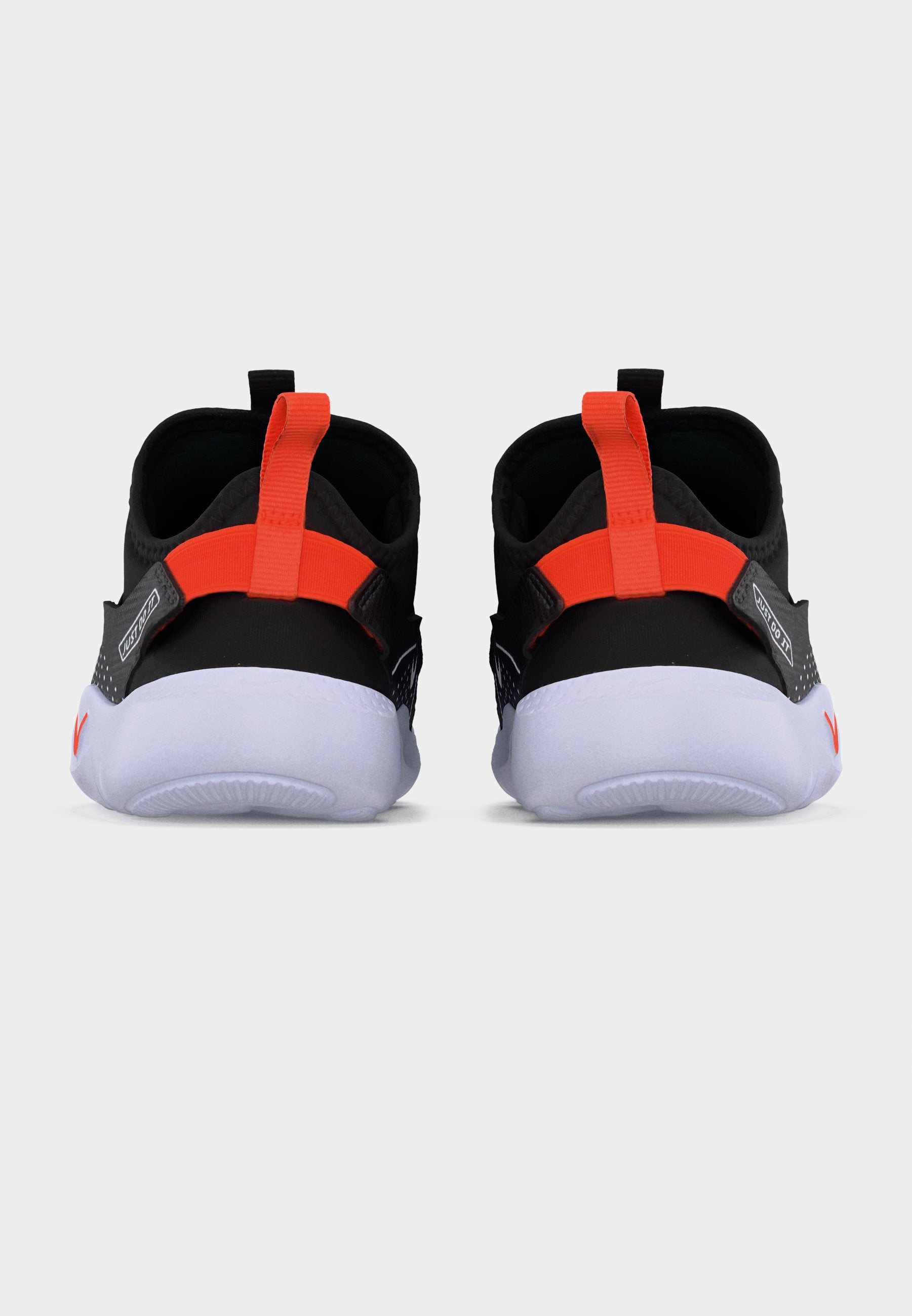 FLEX RUNNER UNISEX - Road running shoes - black/turf orange/white