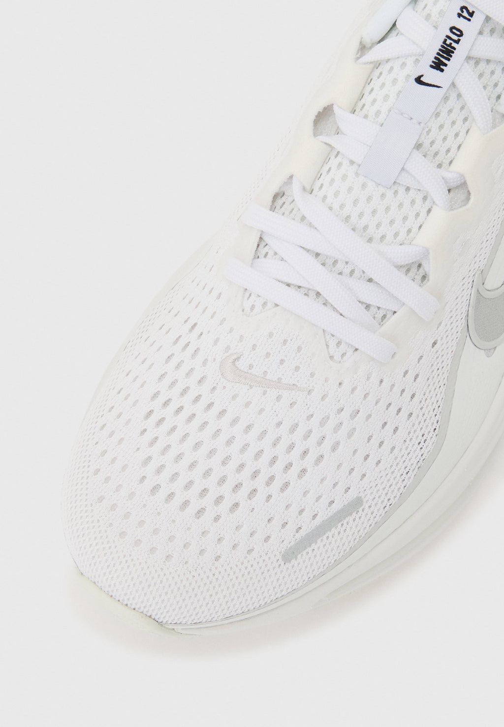 AIR WINFLO 12 - Road running shoes - white/silver-coloured/summit white/photon dust