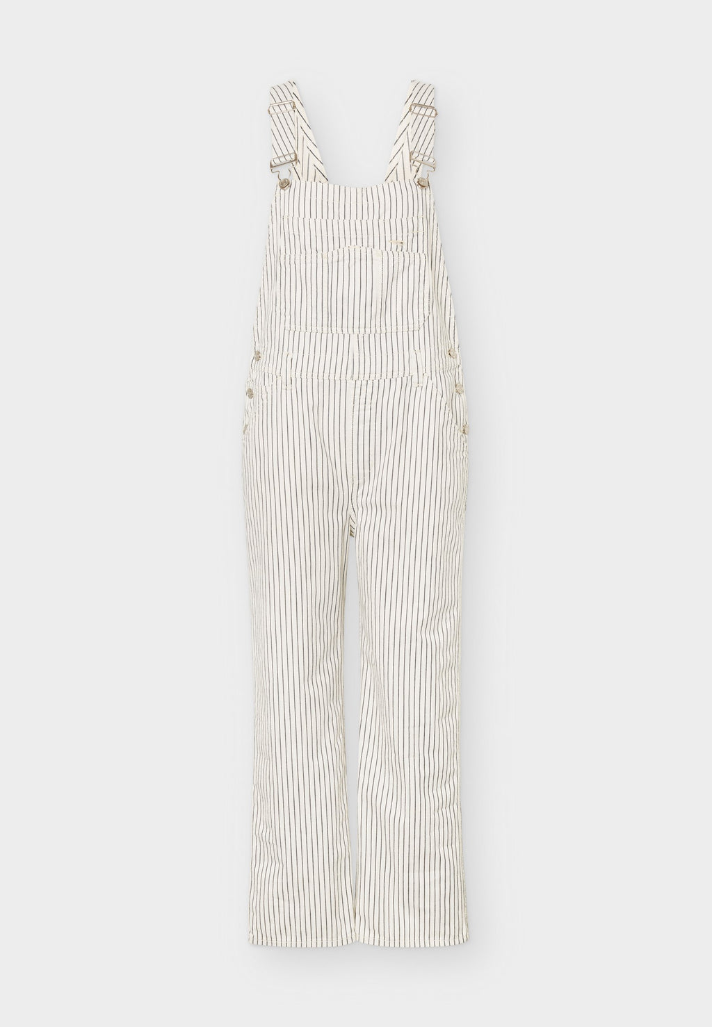 LOOSE OVERALL TEAGUE STRIPE - Denim Dungarees - navy