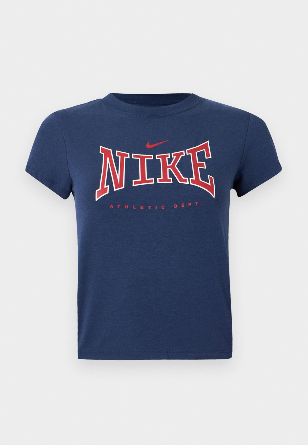 CROP LEAGUE TEE - Baskılı tişört - gece mavisi