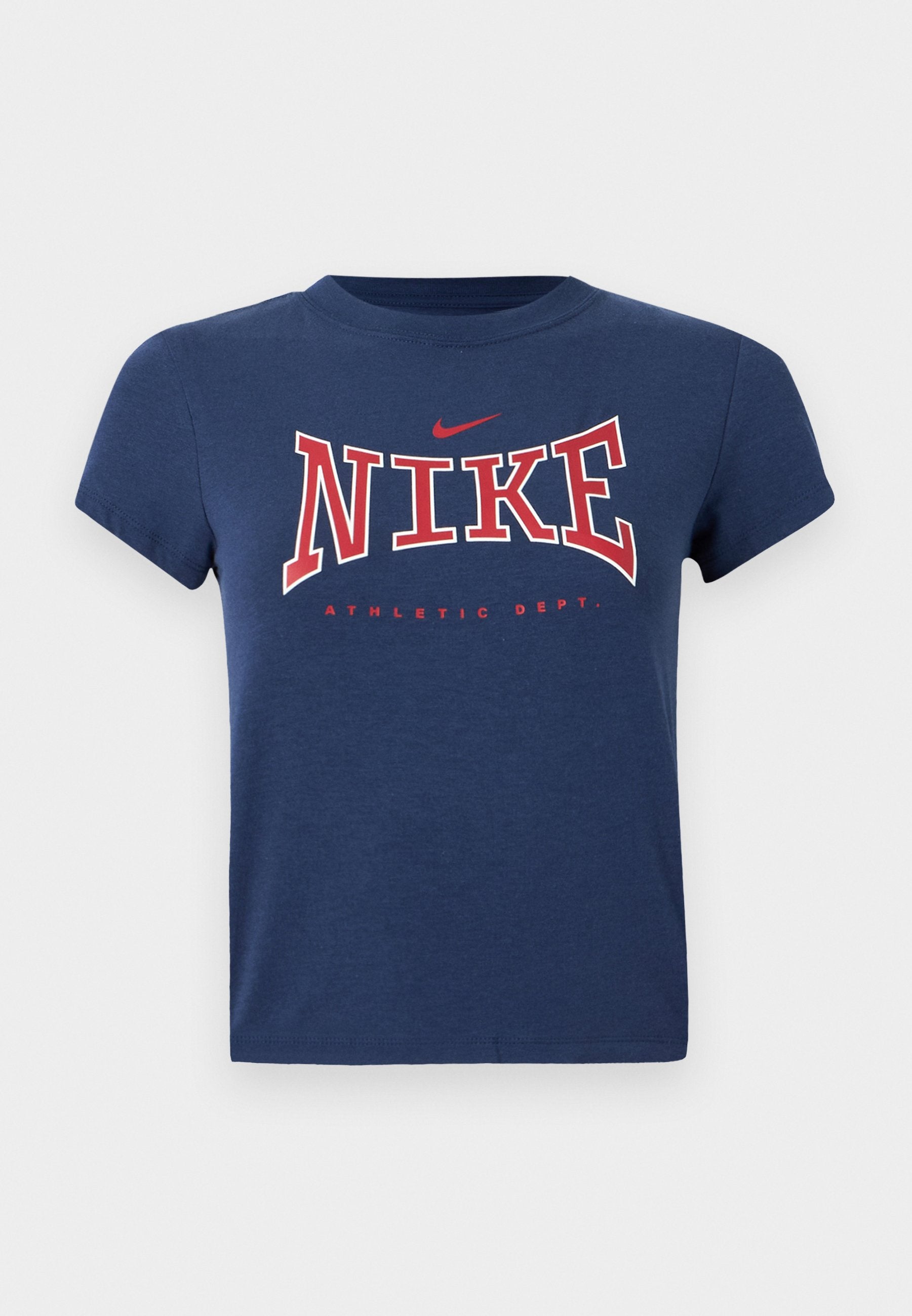 CROP LEAGUE TEE - Baskılı tişört - gece mavisi