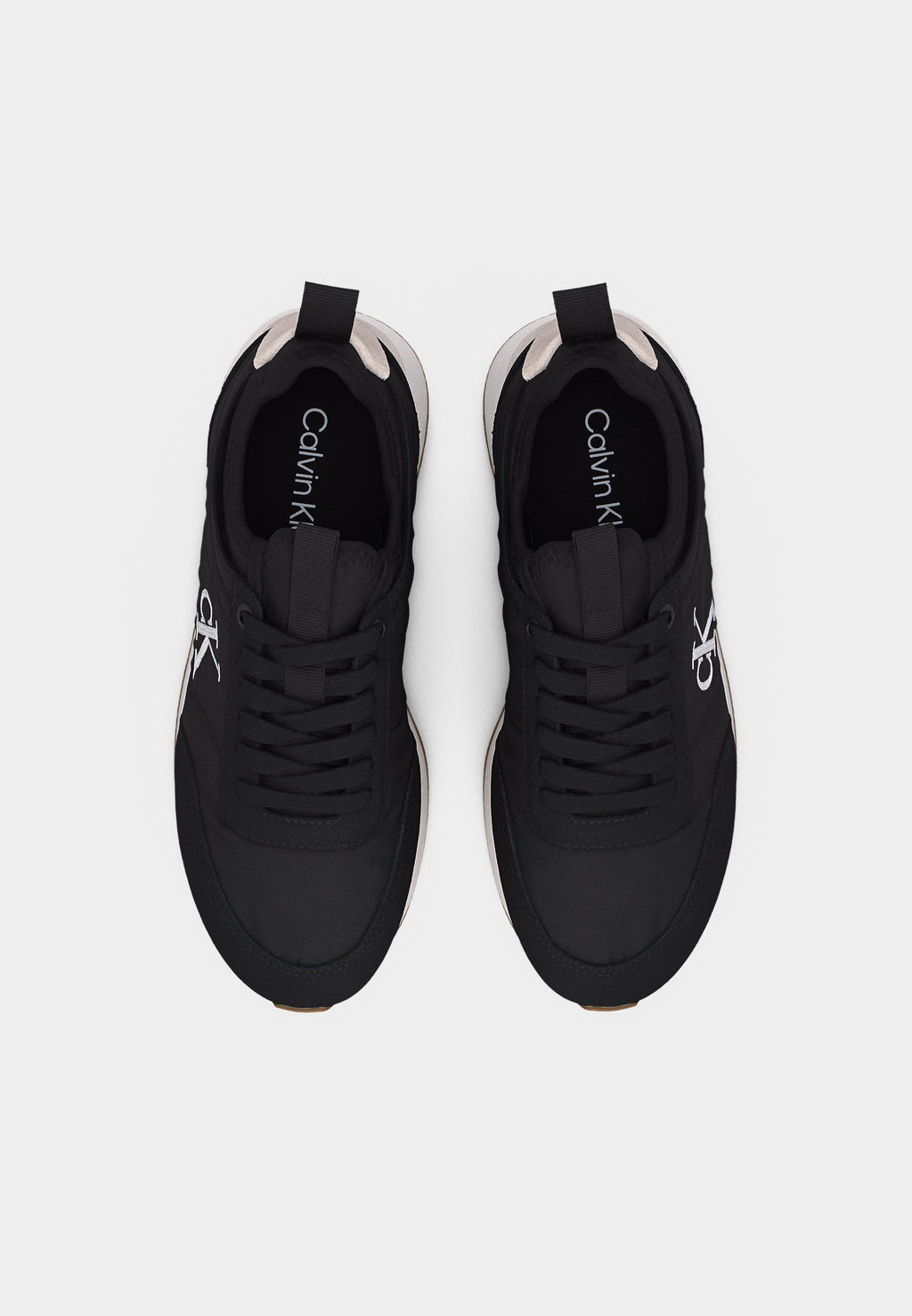 RETRO RUNNER LACE UP - Trainers - black/bright white