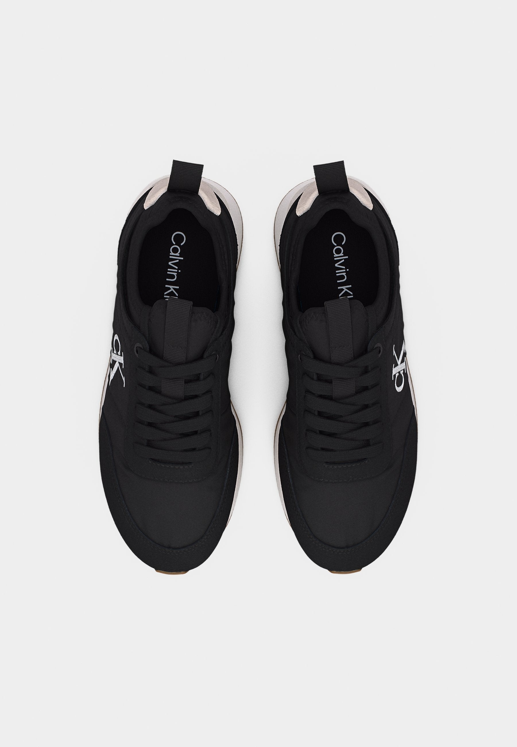 RETRO RUNNER LACE UP - Trainers - black/bright white