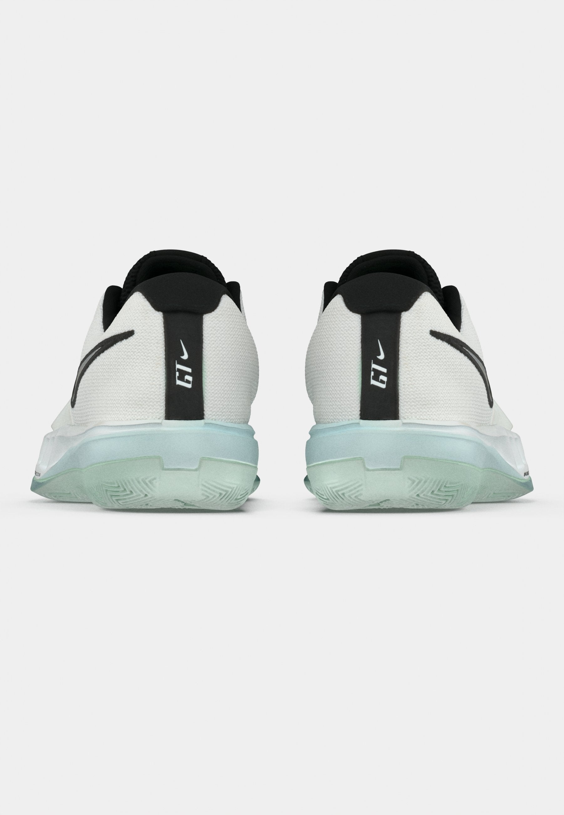AIR ZOOM GT CUT ACADEMY UNISEX - Basketball shoes - white/black/glacier blue/summit white