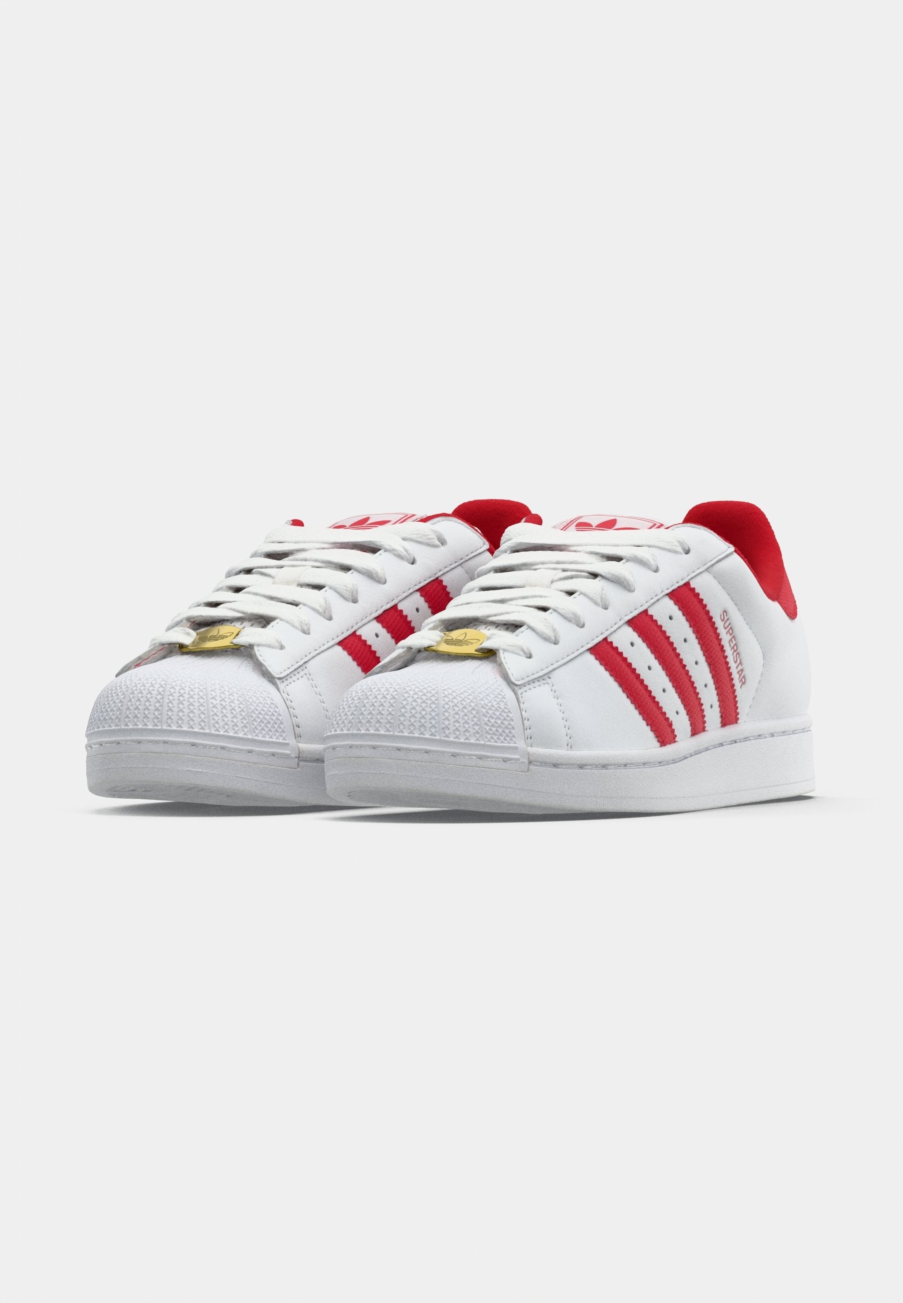 SUPERSTAR II UNISEX - Baskets - footwear white/better scarlet/gold-coloured metallic
