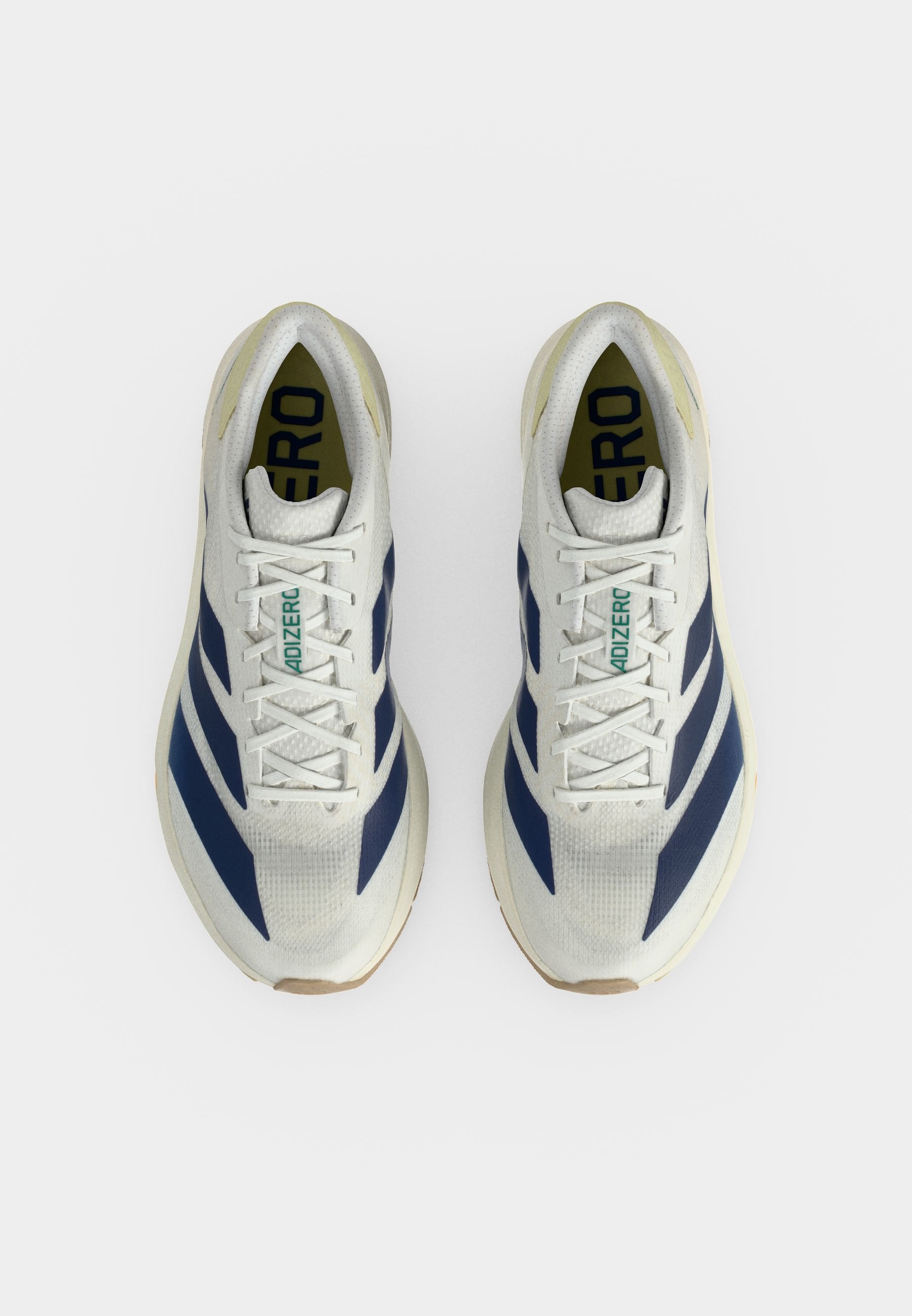 ADIZERO SL2 - Chaussures de course sur route - footwear white/dark blue/dual yellow