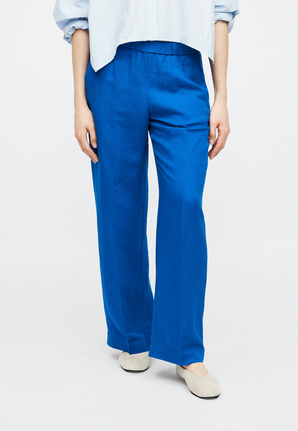 BLEND PULL ON PANTS - Trousers - royal blue