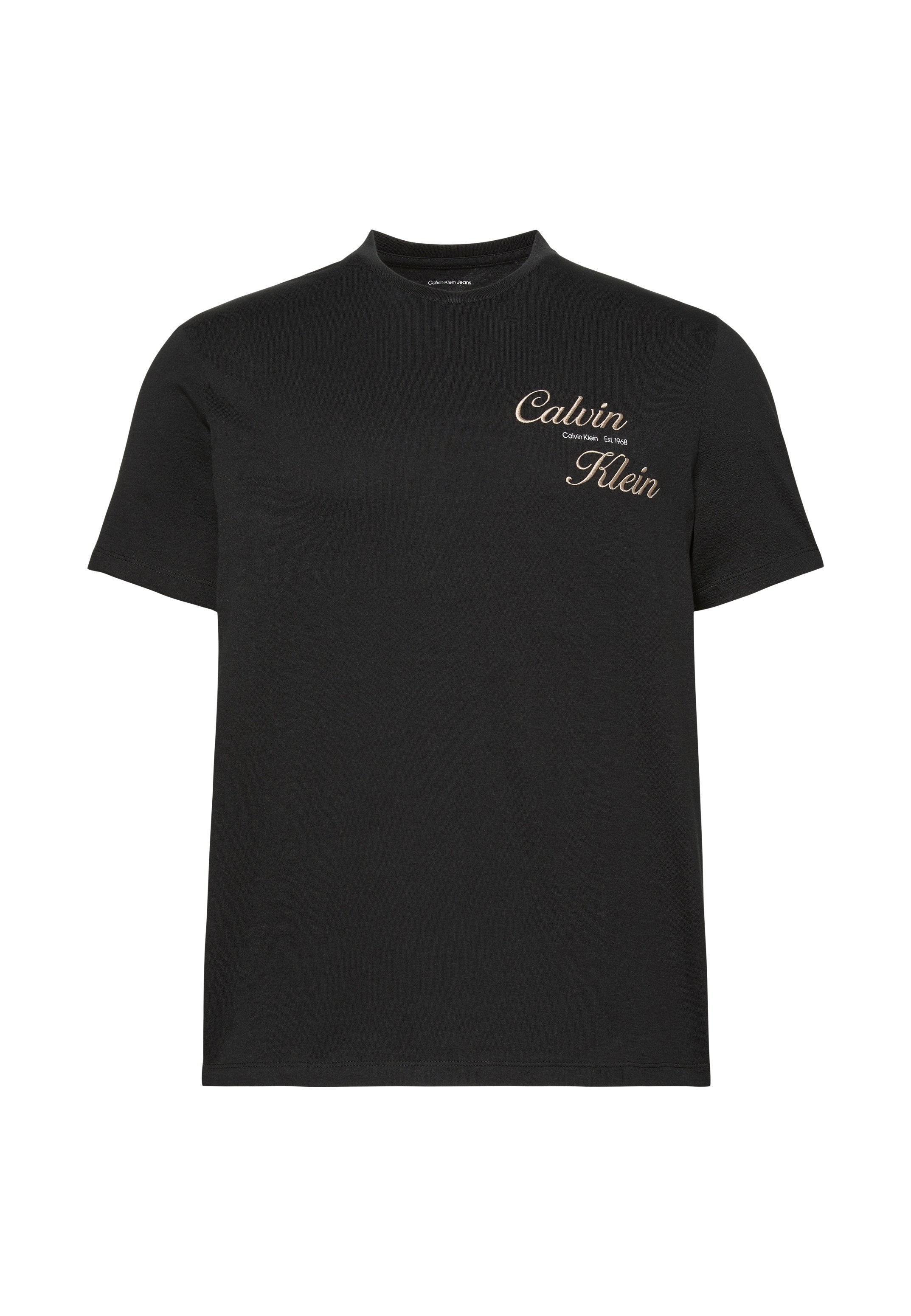 30S CALVIN KLEIN T-SHIRT - Print T-shirt - black