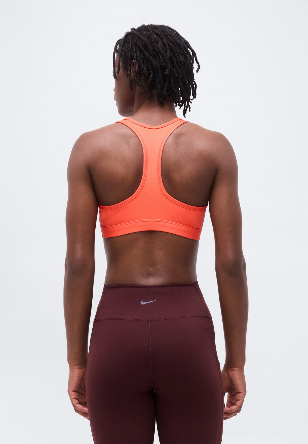 BRA - Medium support sports bra - light crimson/white