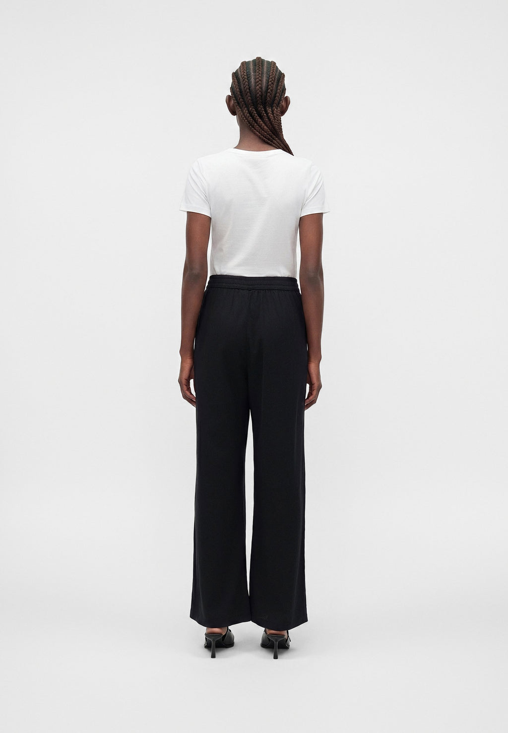 JXELLA SUMMER LOOSE PANT - Trousers - black