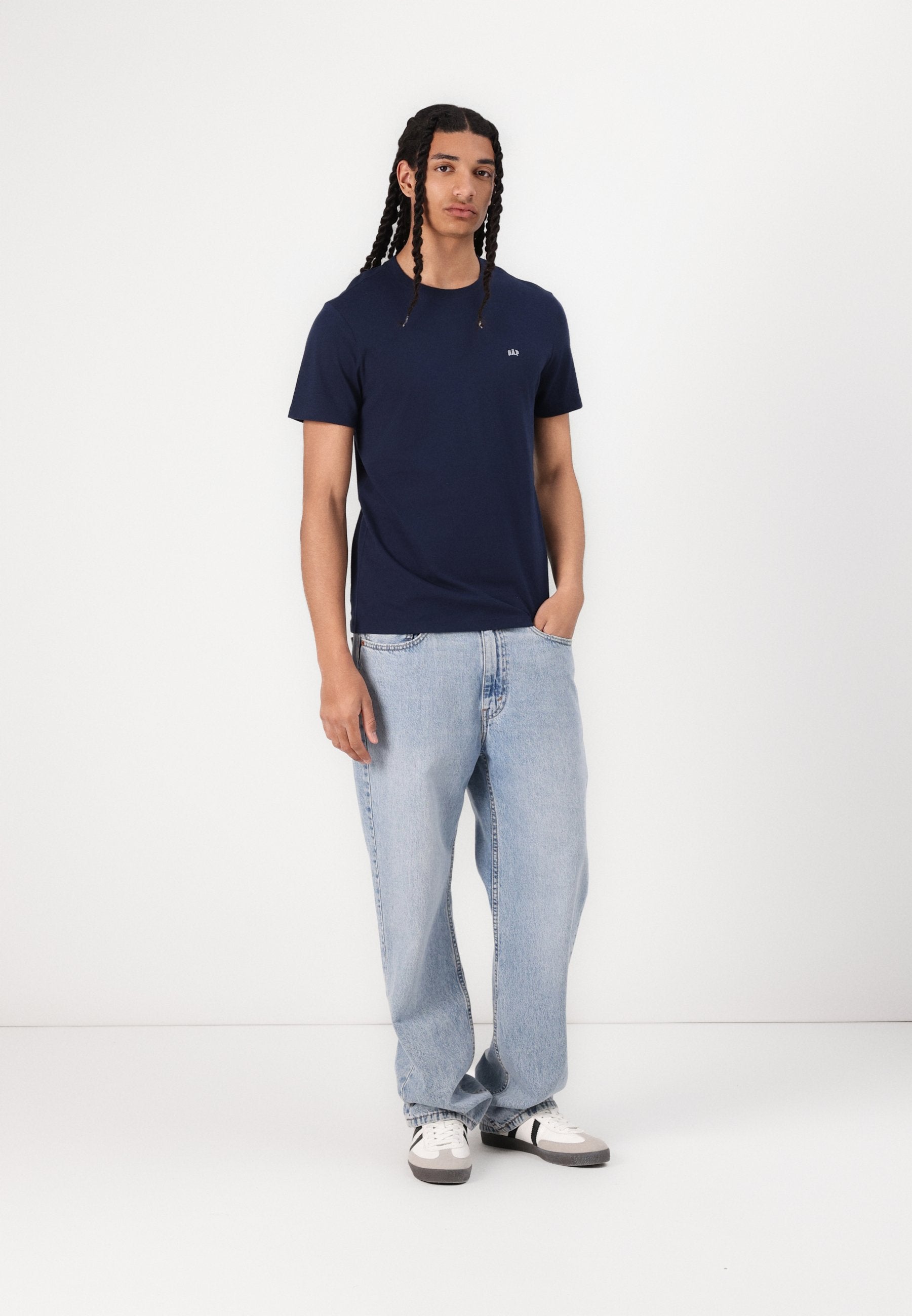 EVERYDAY SOFT MICRO LOGO  - Basic T-shirt - tapestry navy