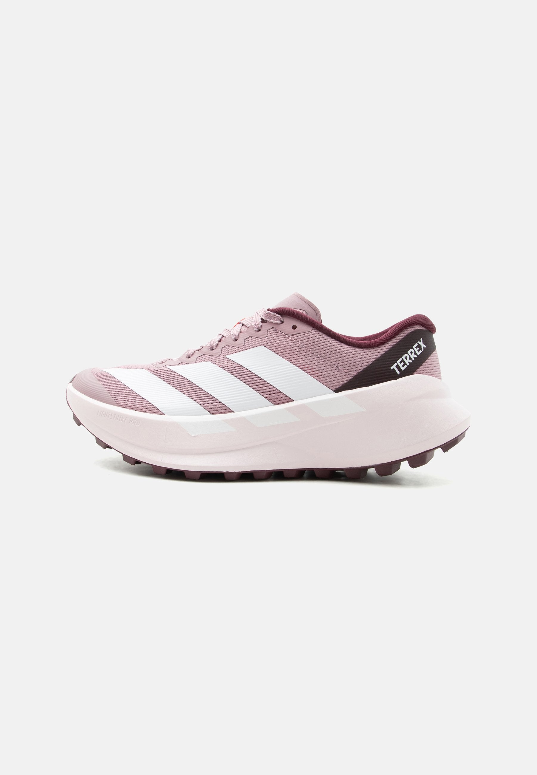 AGRAVIC - Trail running shoes - magic mauve/footwear white/maroon