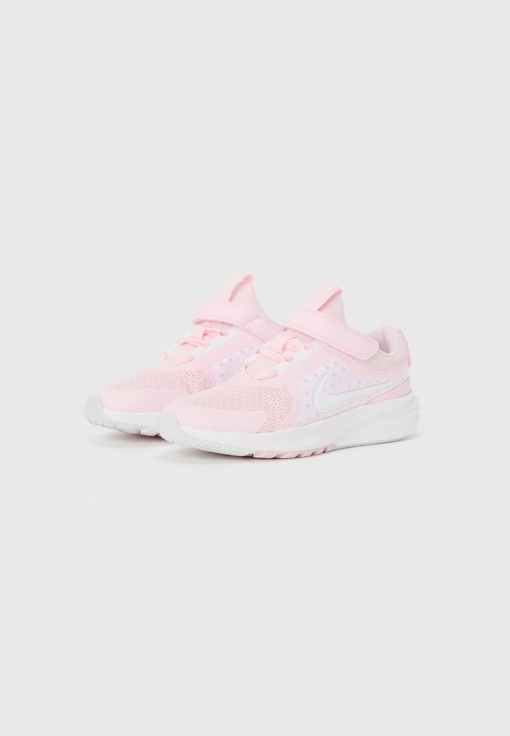 STAR RUNNER 5 UNISEX - Road running shoes - pink foam/white/pure platinum-coloured