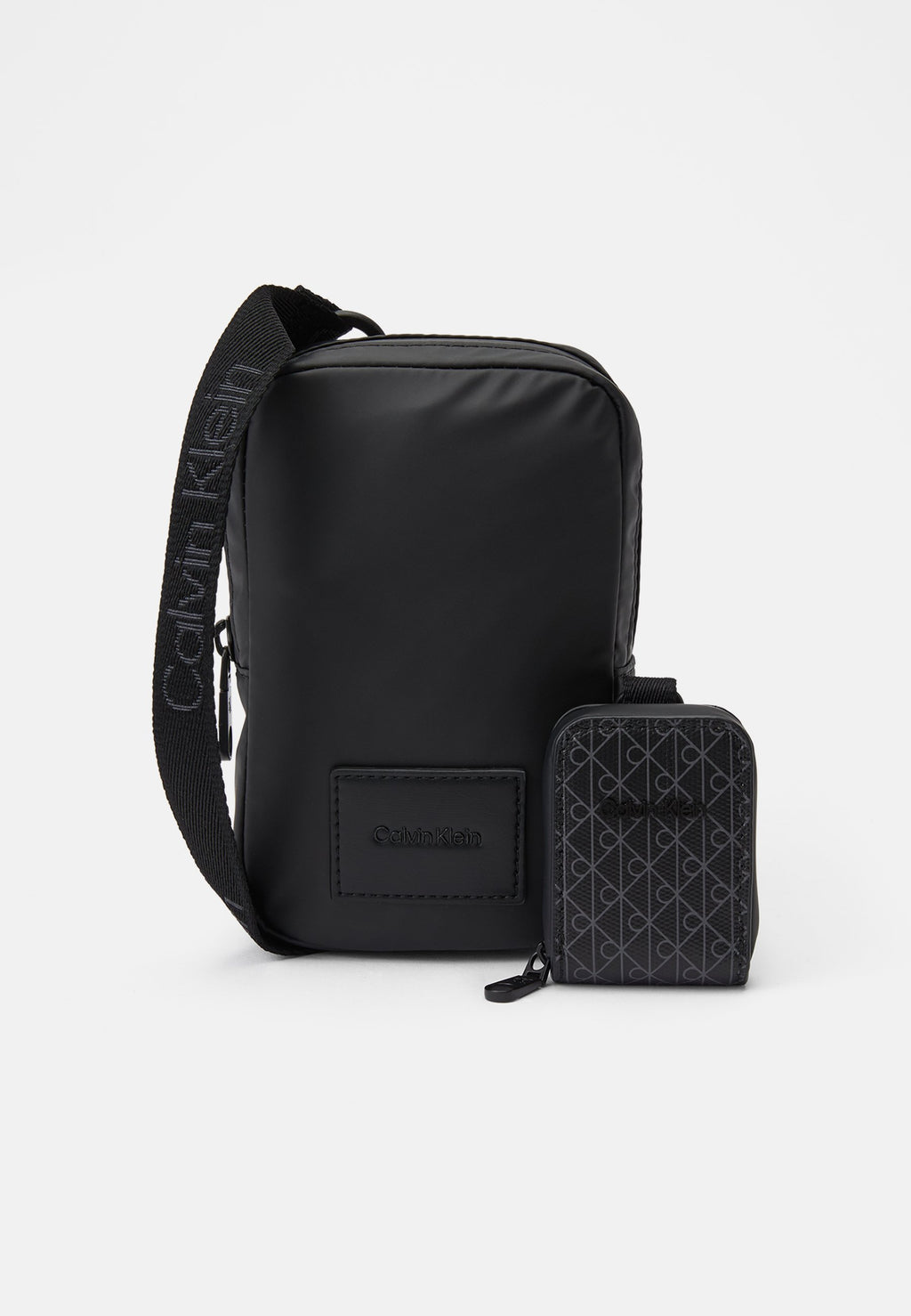 PUFFER UTILITY PHONE CROSSBODY - Phone pouch - black