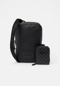PUFFER UTILITY PHONE CROSSBODY - Phone pouch - black