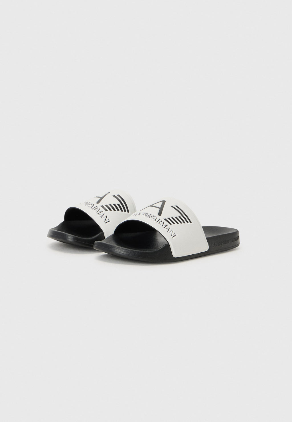 UNISEXE - Claquettes de piscine - blanc/noir
