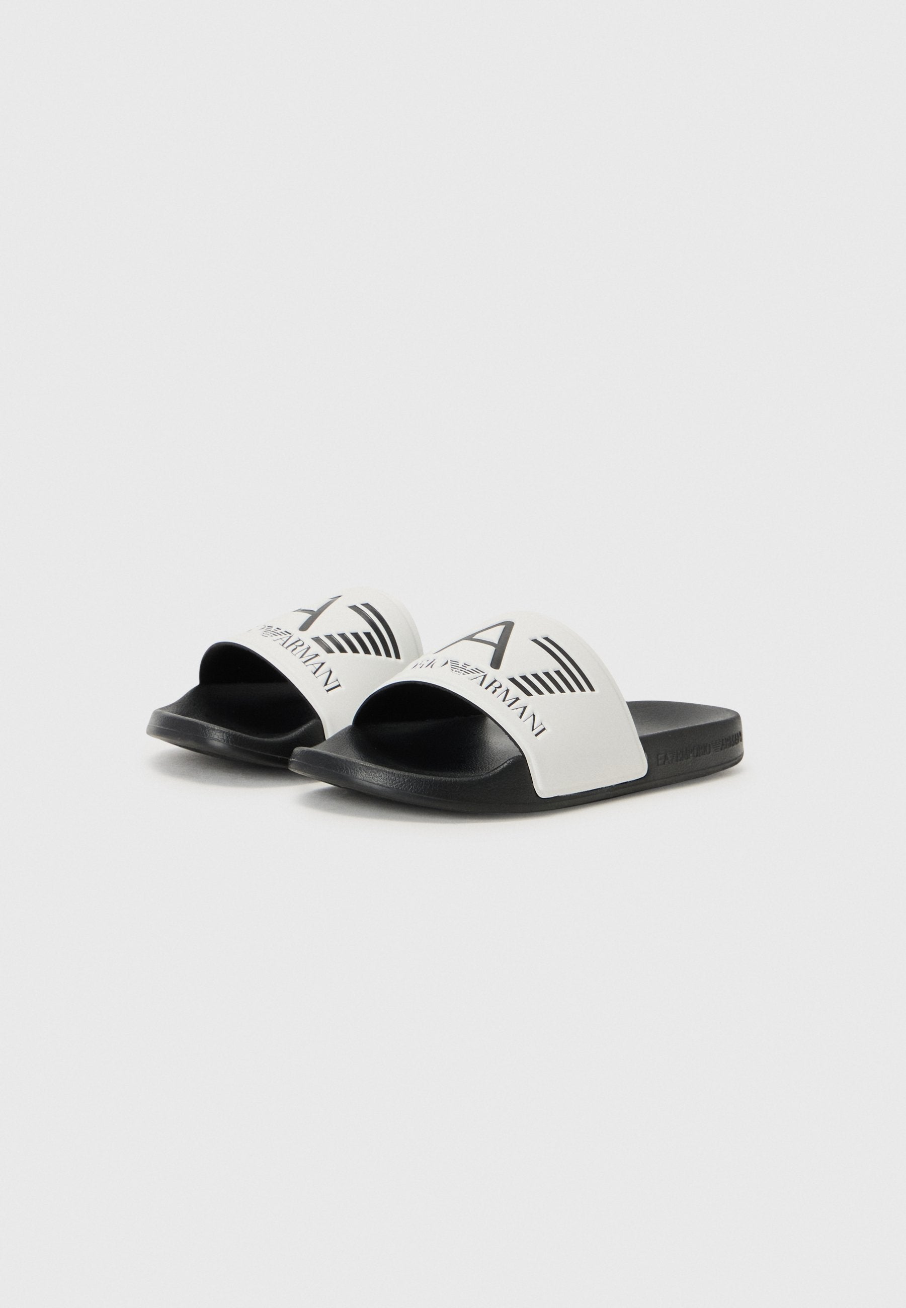 UNISEXE - Claquettes de piscine - blanc/noir