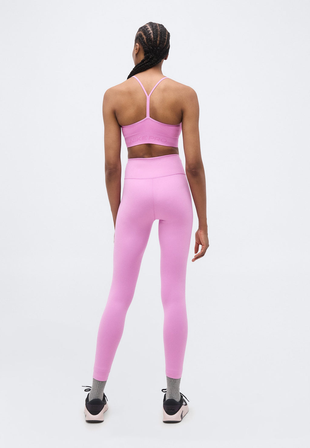 ONE - Leggings - light magenta/white