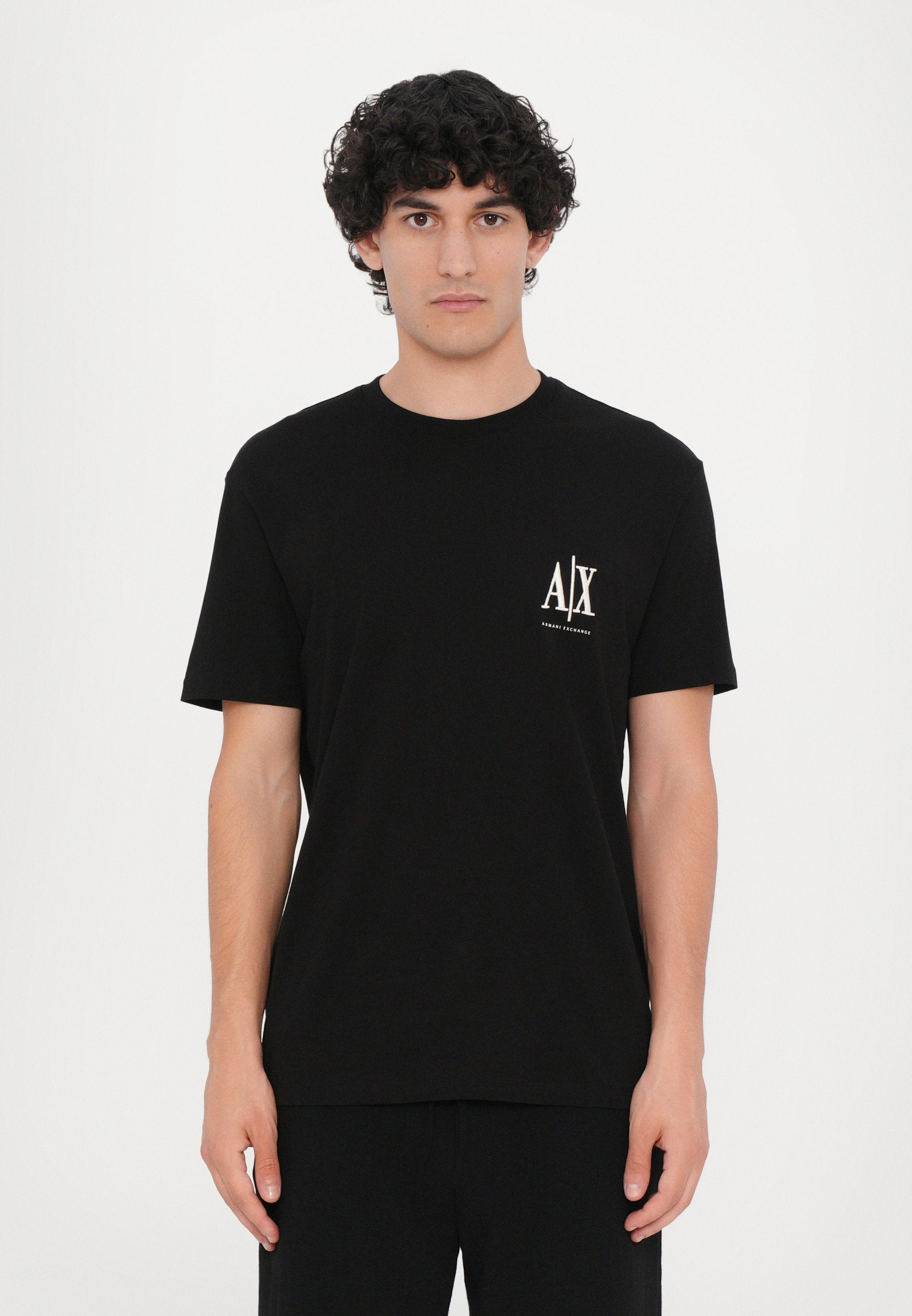 T-SHIRT REGULAR FIT - Basic T-shirt - black