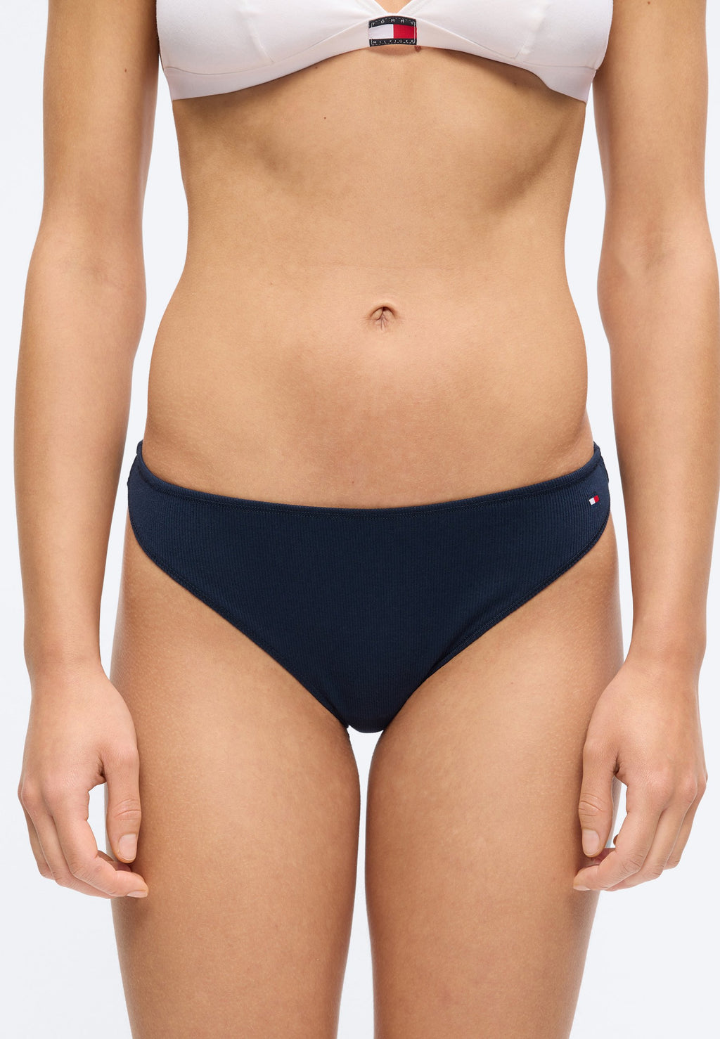 3'LÜ PAKET HILFIGER BAYRAK DETAYLI BEL İPLİ SÜTYEN - Tanga - ateş kırmızısı/beyaz/lacivert