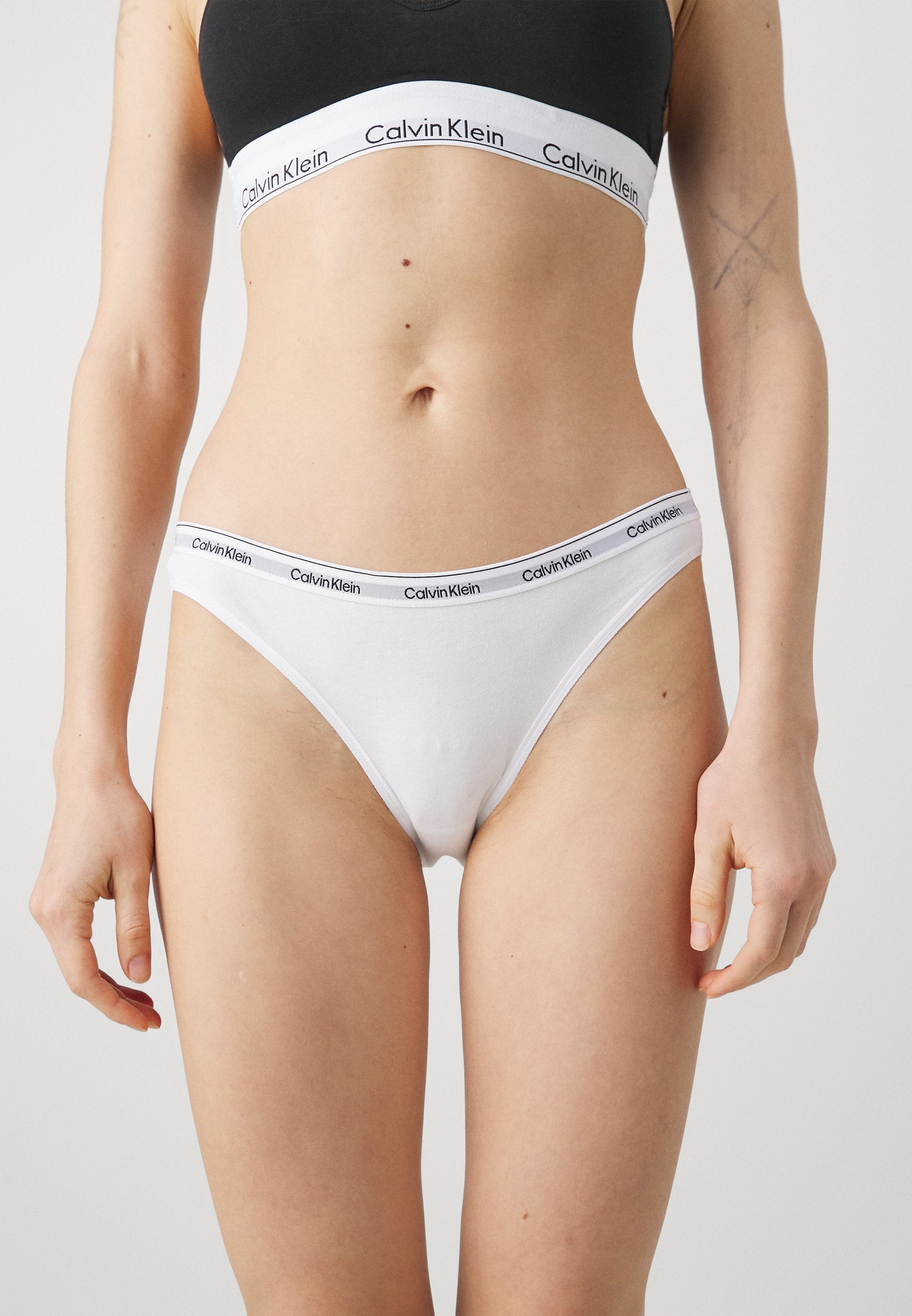 MODERN LOGO 3 PACK  - Briefs - black/white/grey heather