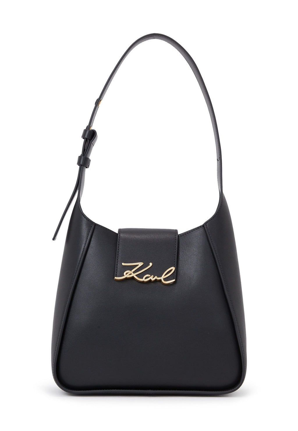 SIGNATURE HOBO - Handbag - black