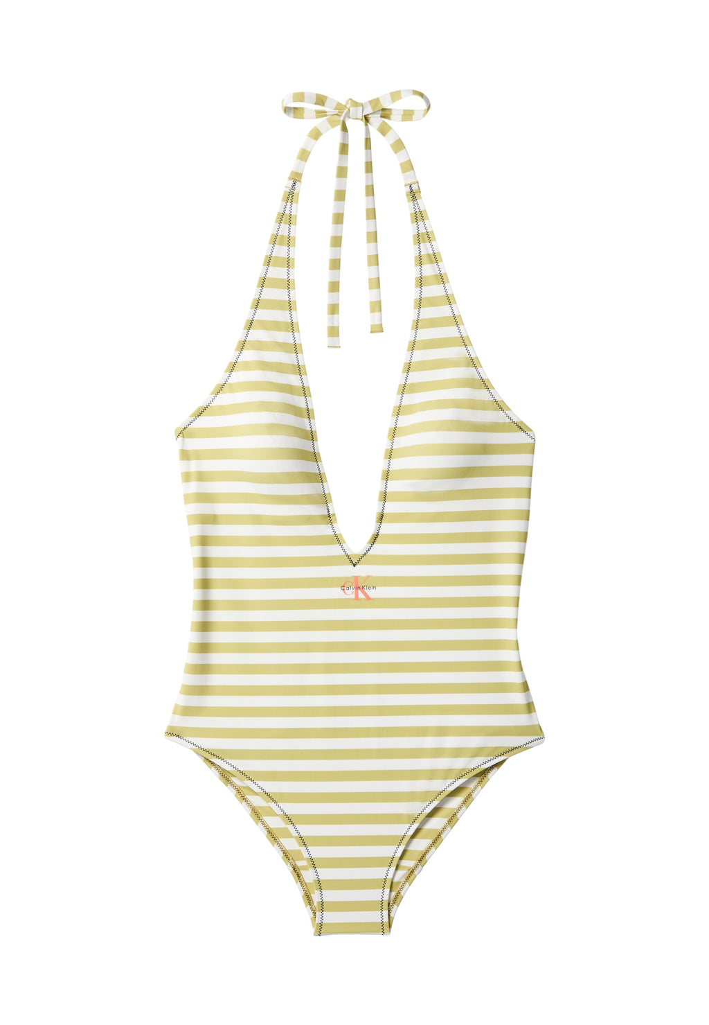PLUNGE GRAFİK MONOGRAM - Mayo - parti yeşili