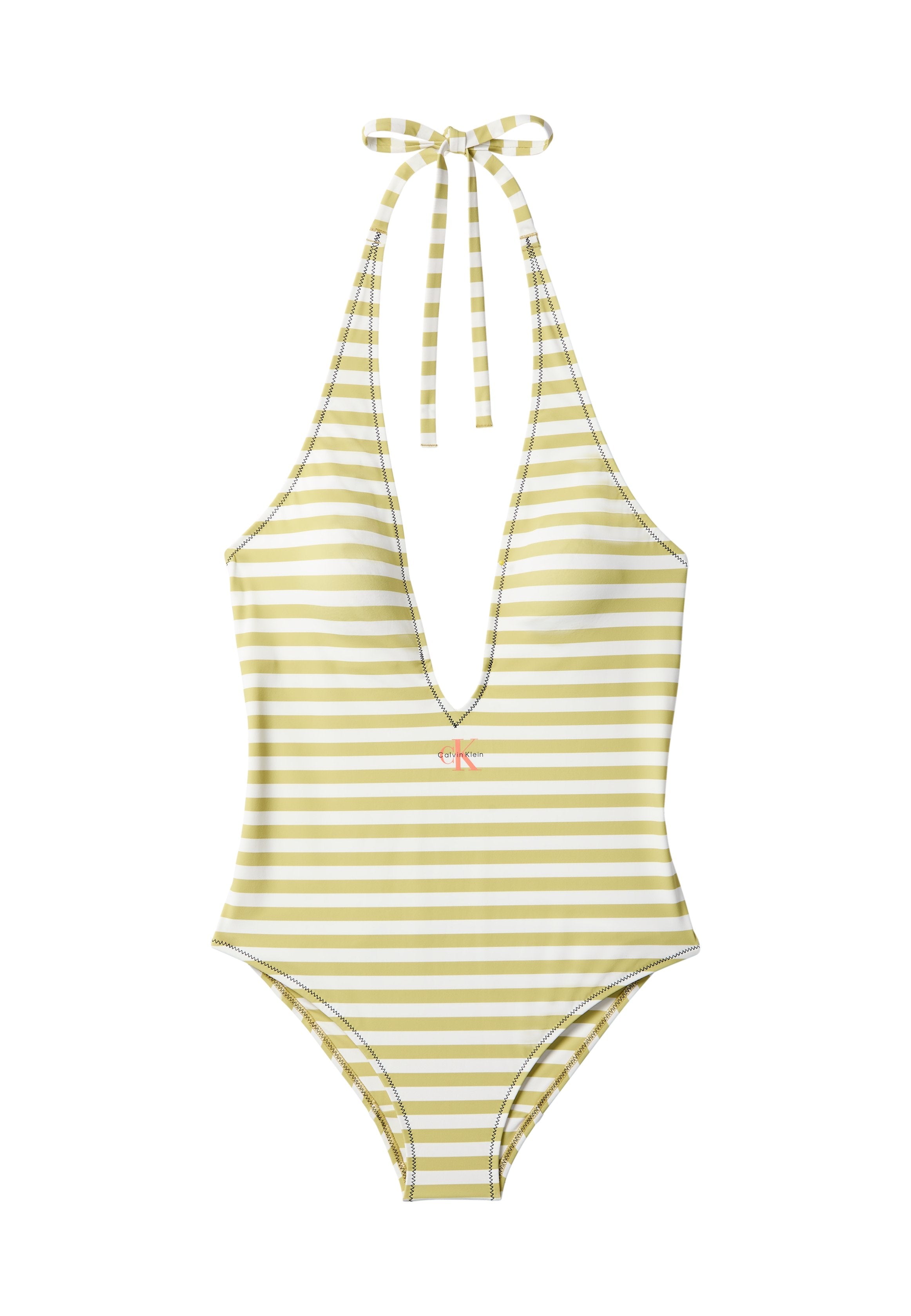 PLUNGE GRAFİK MONOGRAM - Mayo - parti yeşili