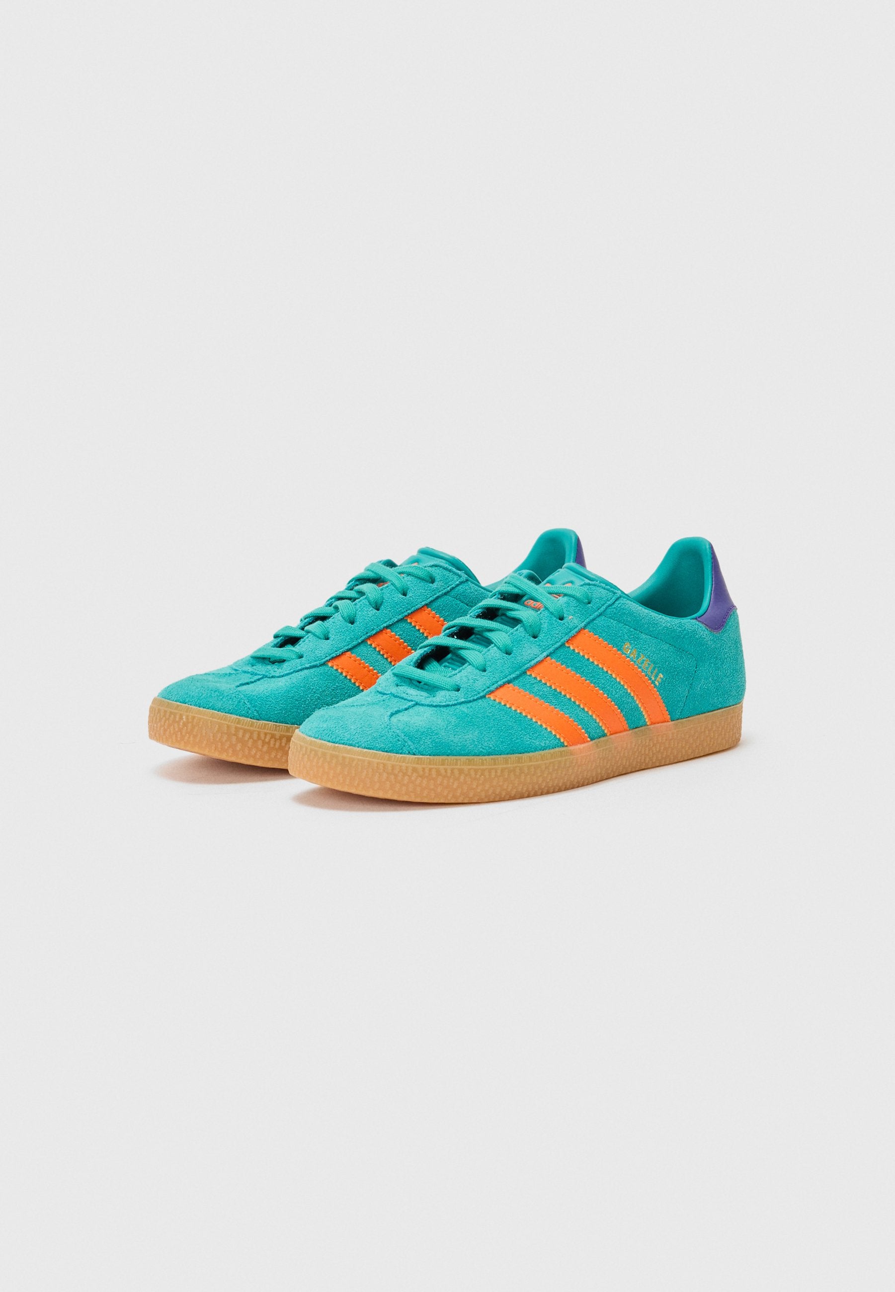GAZELLE UNISEX - أحذية رياضية - تيل نقي/برتقالي مؤثر/أرجواني كوليجيت