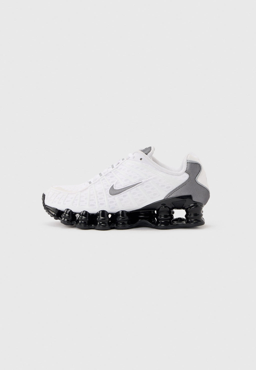 SHOX UNISEX - Trainers - white/cool grey/black/silver-coloured