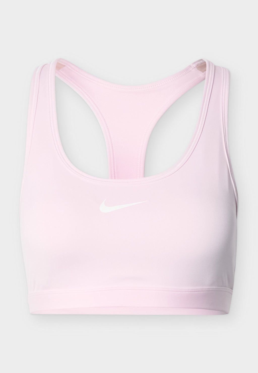 BRA - Medium support sports bra - pink foam/white