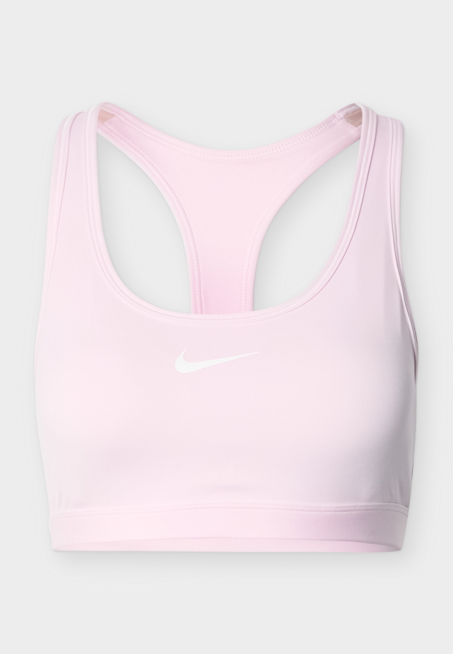 BRA - Medium support sports bra - pink foam/white