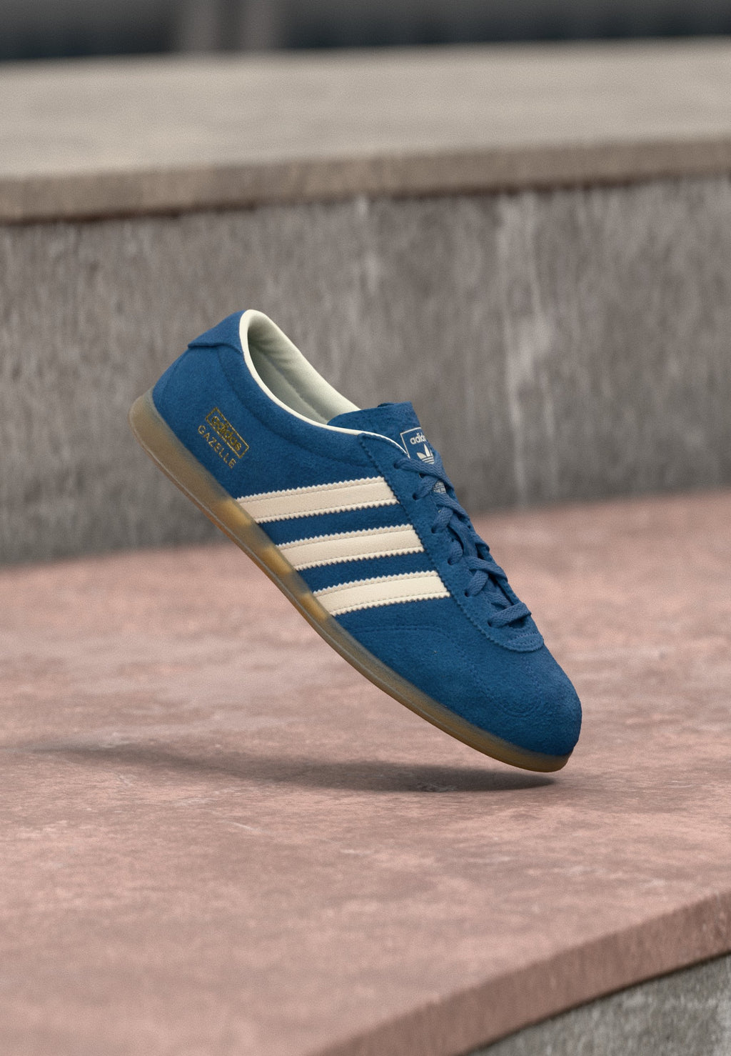 GAZELLE PRO - Baskets - pétrole foncé/blanc cassé