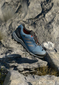 GTX UNISEX - Hiking shoes - steel/grey three/semi impact orange