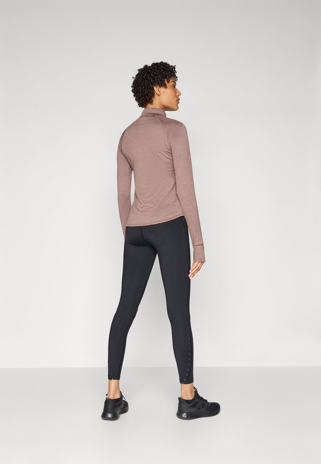 ATHLETICS REFLECTIVE HIGH RISE LEGGING  - Running tights - black