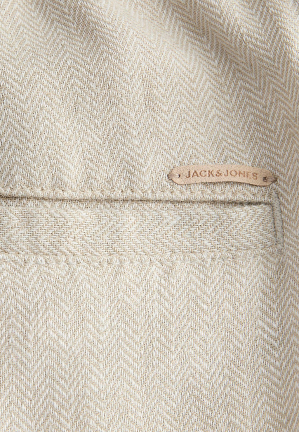 Tapered Fit - Shorts - vetiver detail herringbone