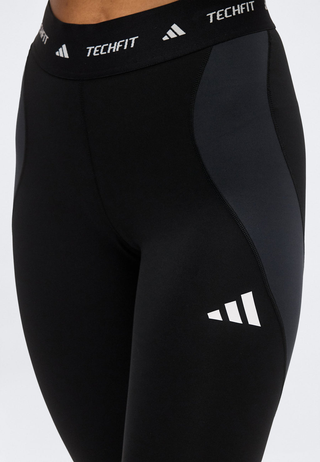 TECHFIT WORKOUT COLOR BLOCK 7/8 LEGGINGS - Leggings - black/carbon
