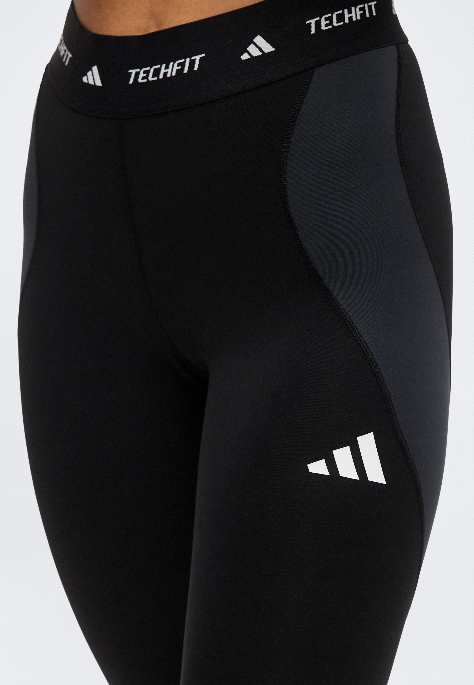 TECHFIT WORKOUT COLOR BLOCK 7/8 LEGGINGS - Leggings - black/carbon