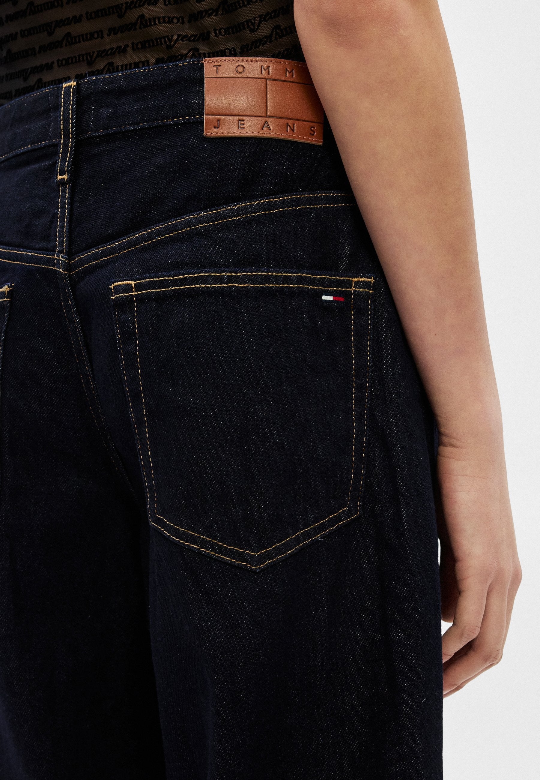 KNEE PANEL MID RISE LOOSE JEANS - Loose Jeans - denim dark