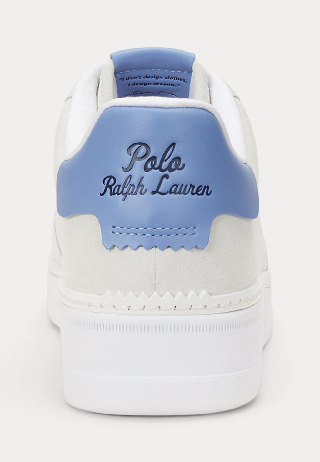 MASTERS COURT SUEDE SNEAKER - Baskets - bianco/campus blue