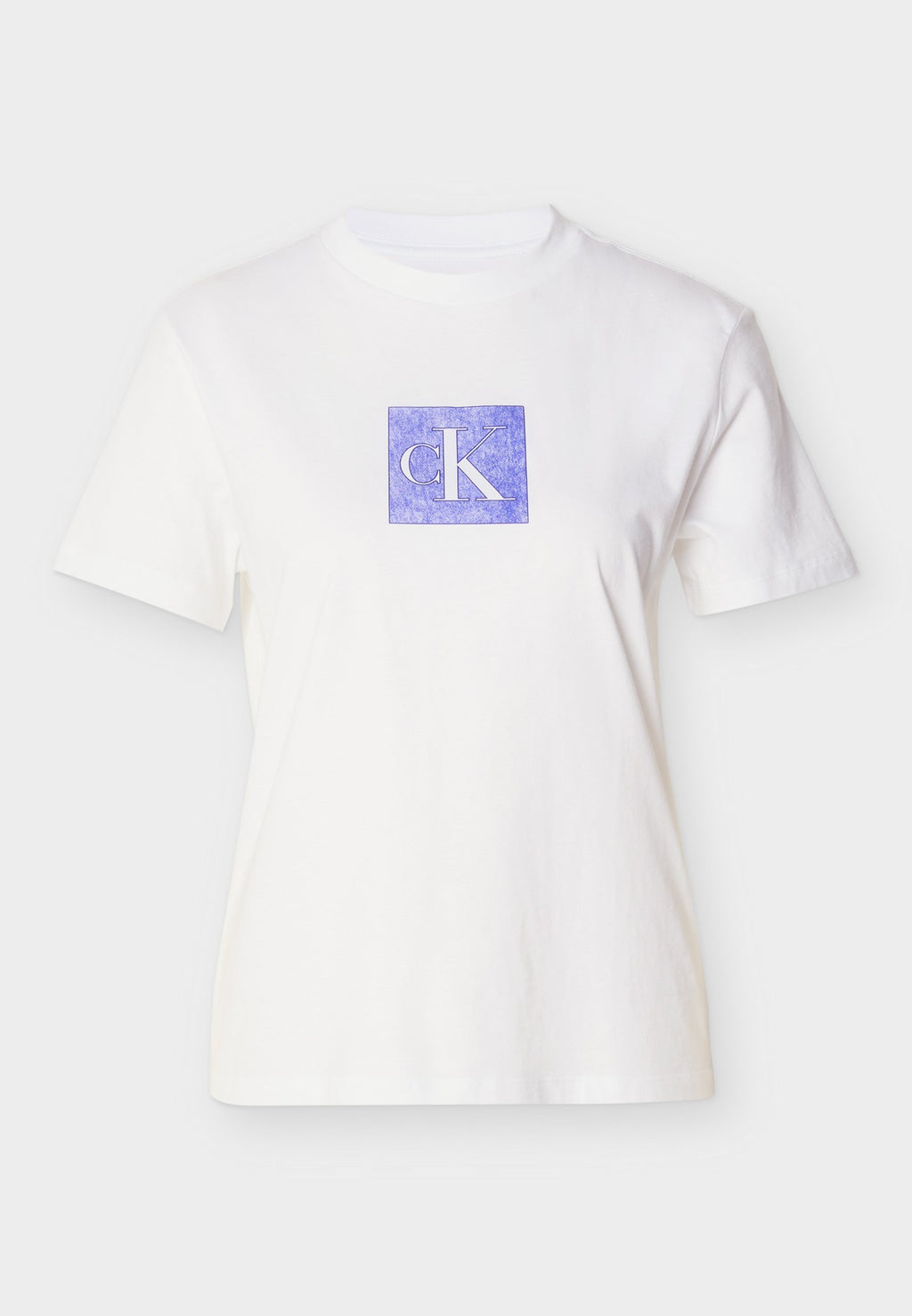 CLASSIC FIT MONOGRAM TEE - Print T-shirt - bright white