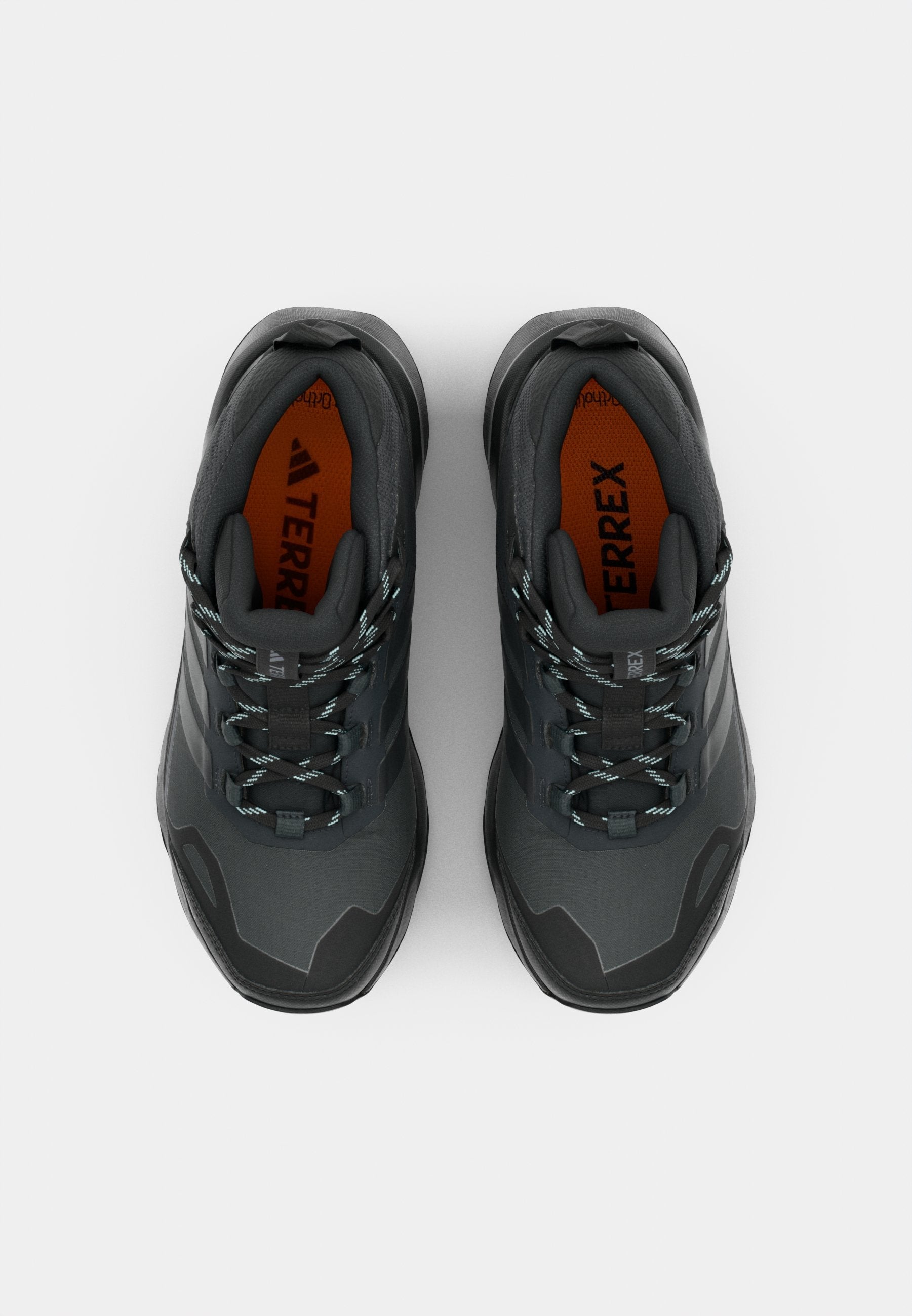 TERREX SKYCHASER AX5 MID GORE-TEX HIKING - Hiking shoes - carbon/core black/semi flash aqua