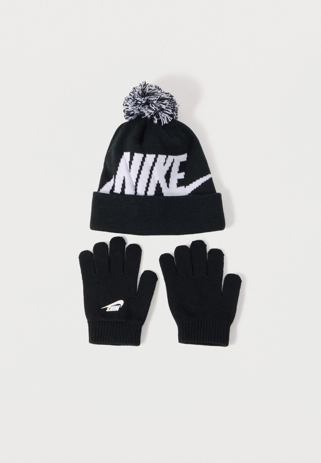 NAN POM BEANIE UNISEX SET - Gloves - black