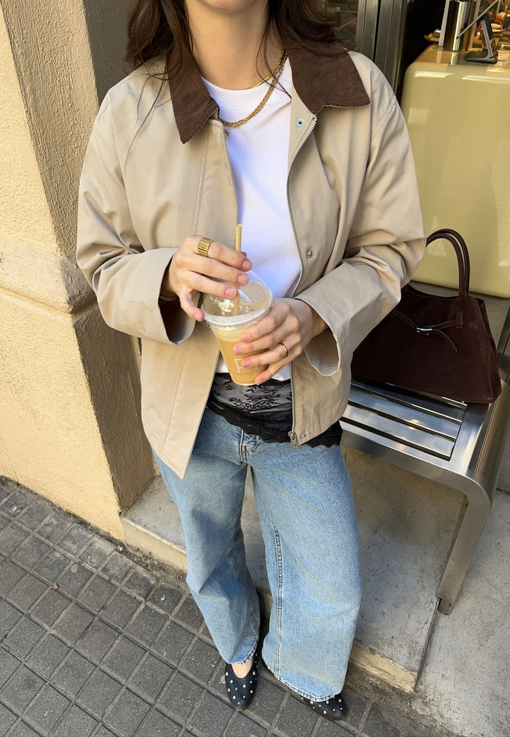 JXWILMA WORKER JACKET - Veste légère - crockery