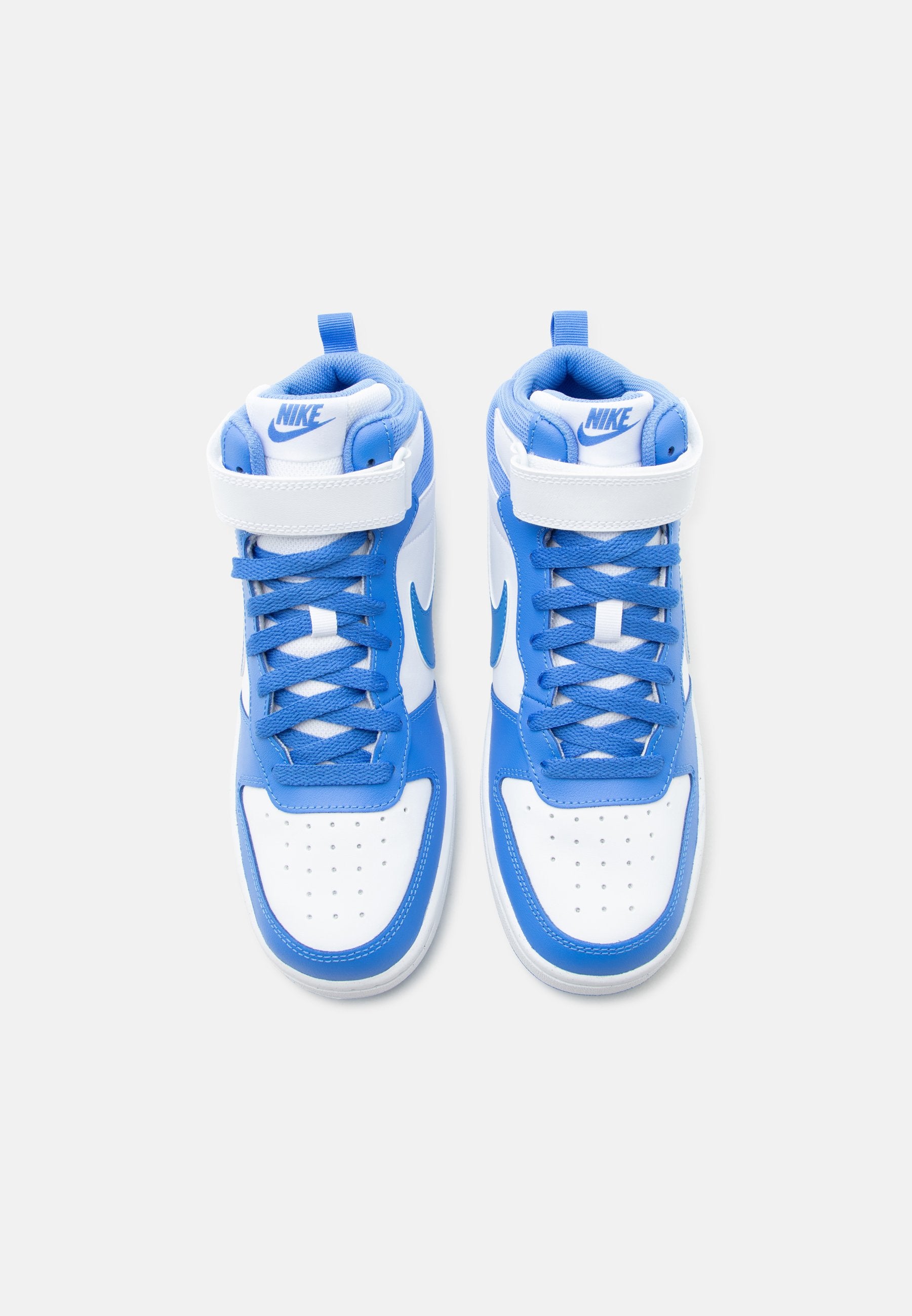COURT BOROUGH MID 2 UNISEX - High-top trainers - white/blue crystal