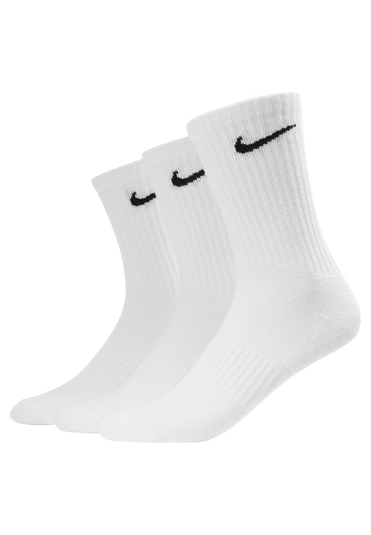 EVERYDAY CUSH CREW 3 PACK - Sports socks - white/black