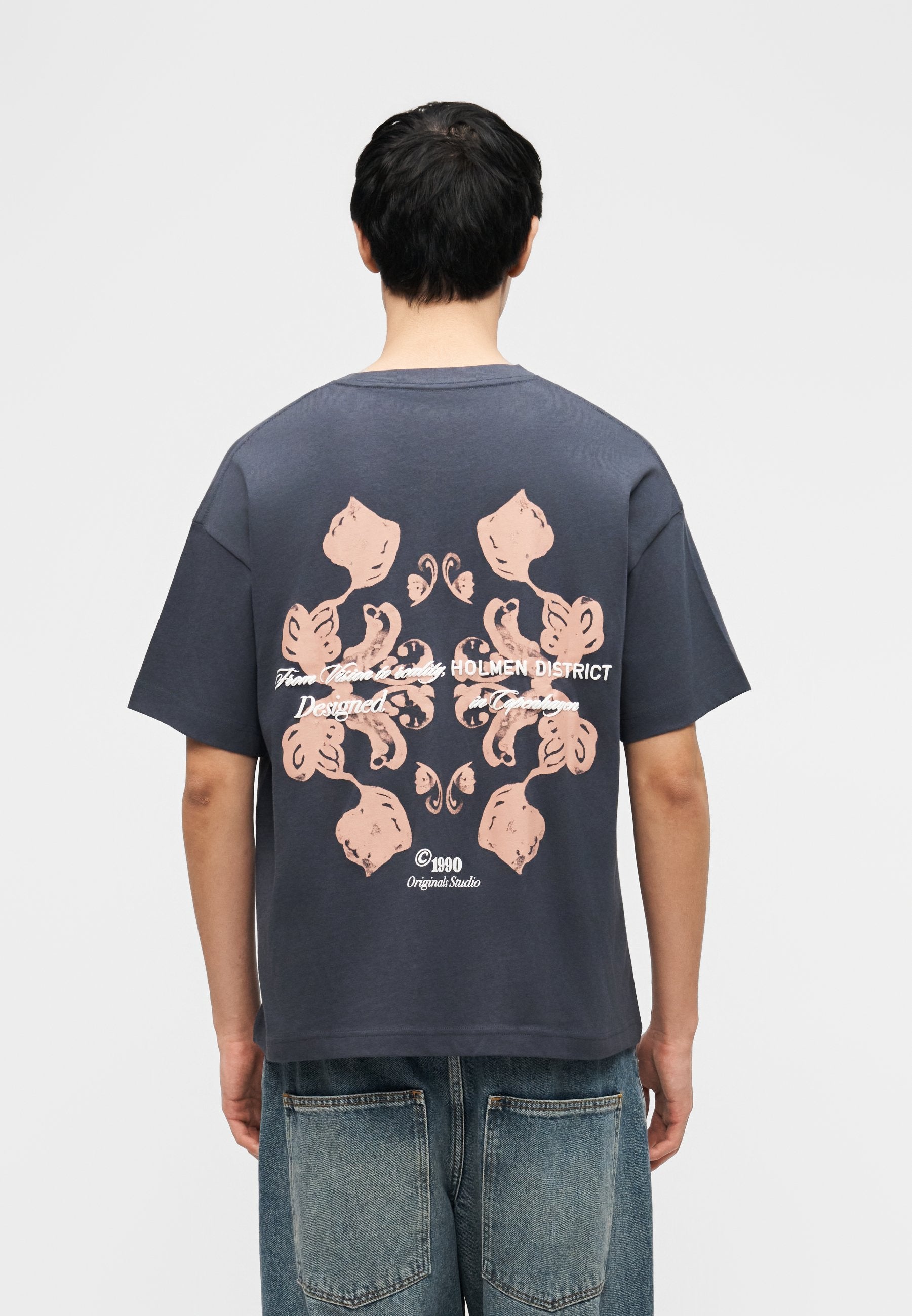 T- - Print T-shirt - odyssey gray