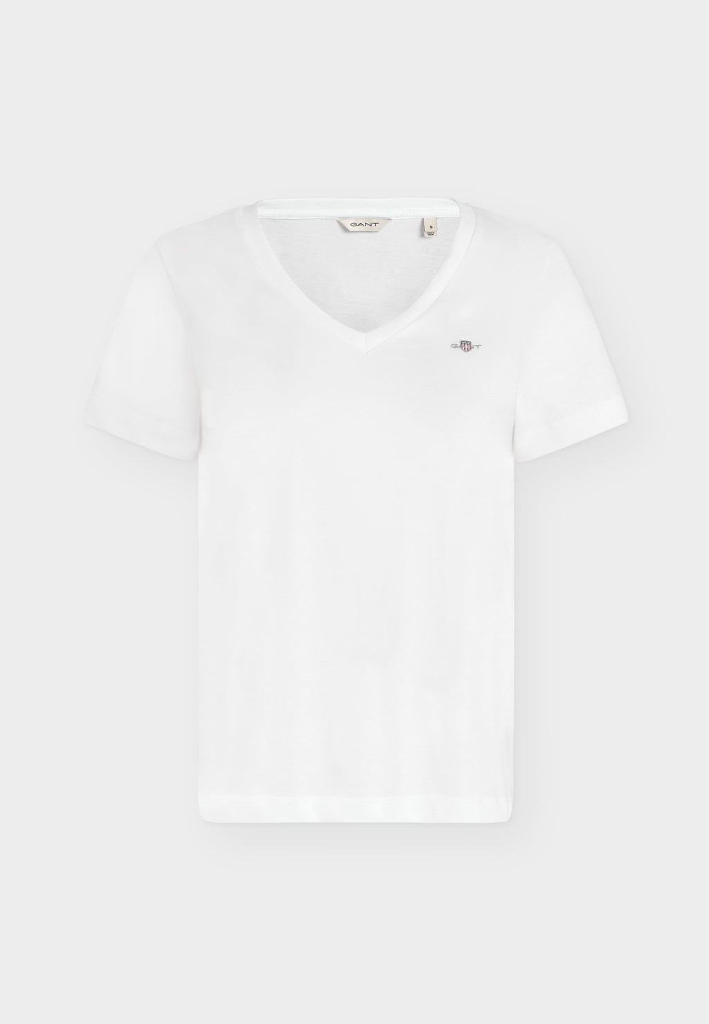 درع V NECK - تي شيرت أساسي - أبيض