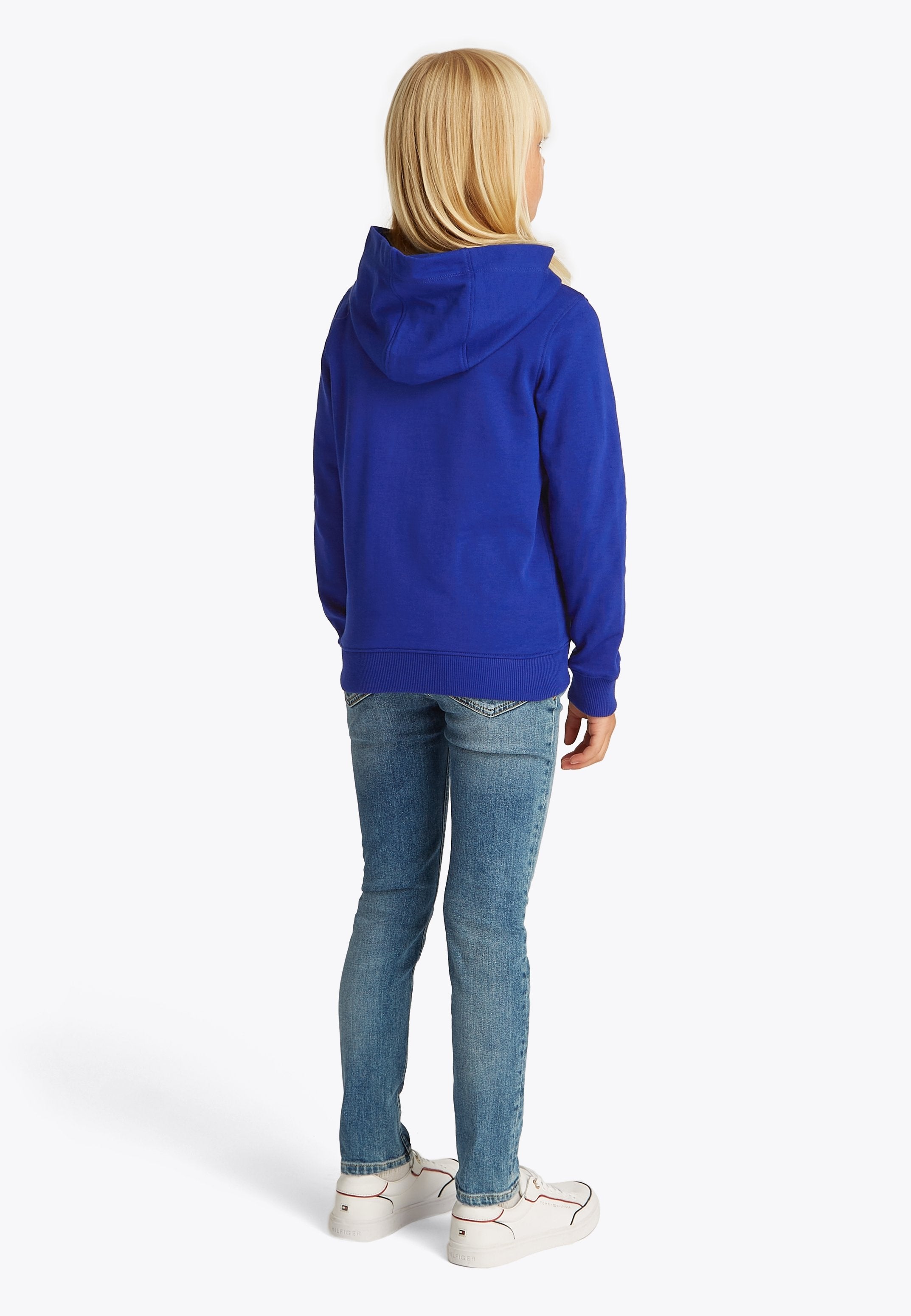 LOGO EMBROIDERY TERRY HOODY - Hoodie - wedge blue