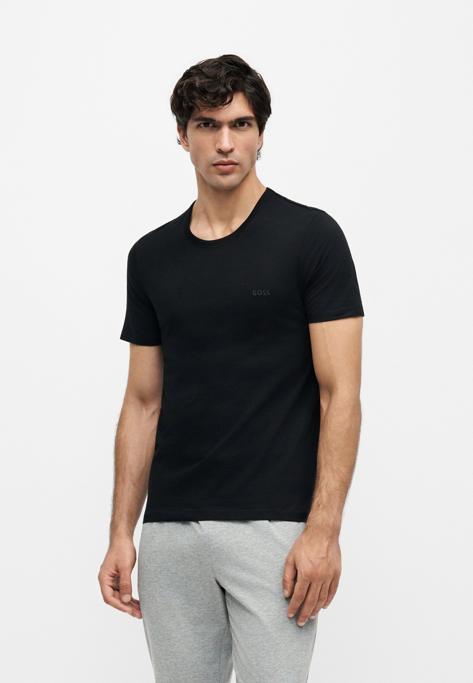 CLASSIC 3 PACK - Undershirt - white/mottled grey/black